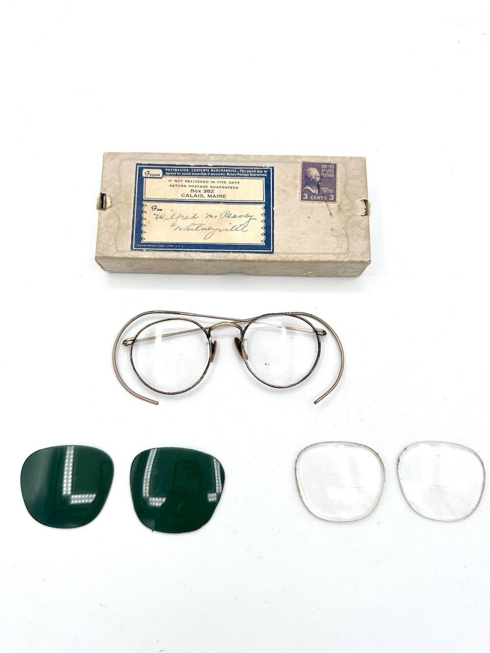 Vintage Antique Spectacles Glasses Gold Filled 1/10 12K AO Ful-Vue & other lens
